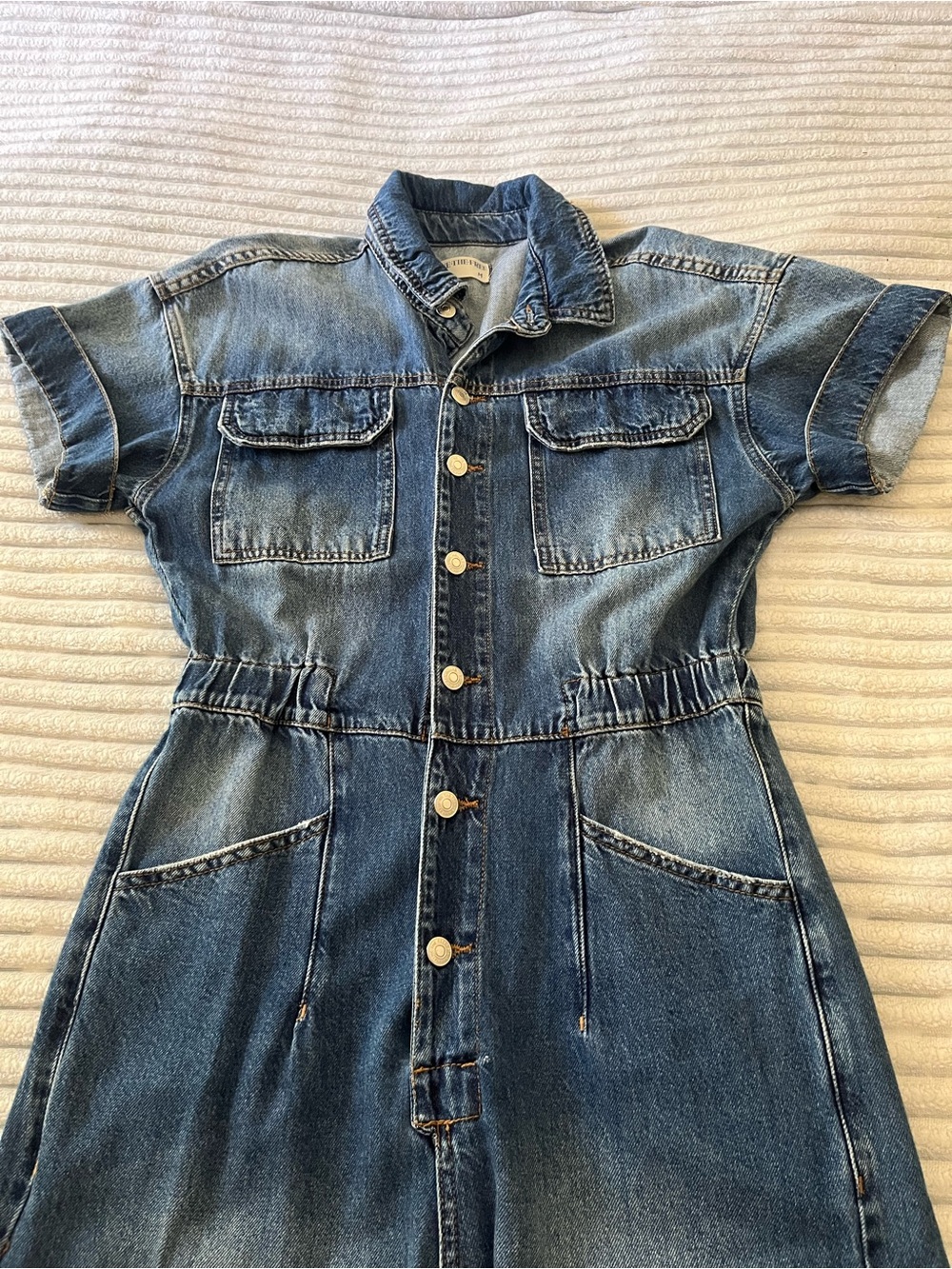 Free People Denim Jumpsuit - Picture 5 of 10